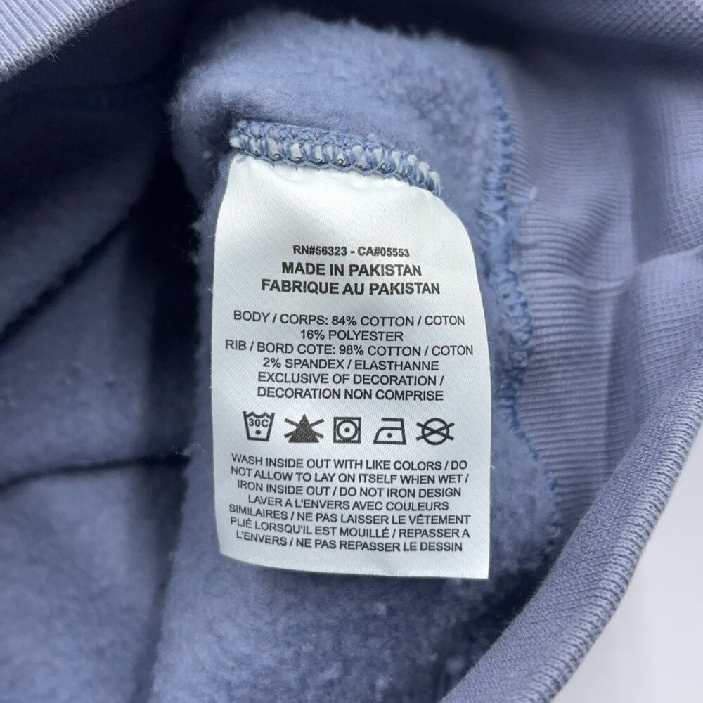 Nike Men's Sweatshirt Solo Swoosh Fleece Crewneck Blue - Size XL - Picture 6 of 9